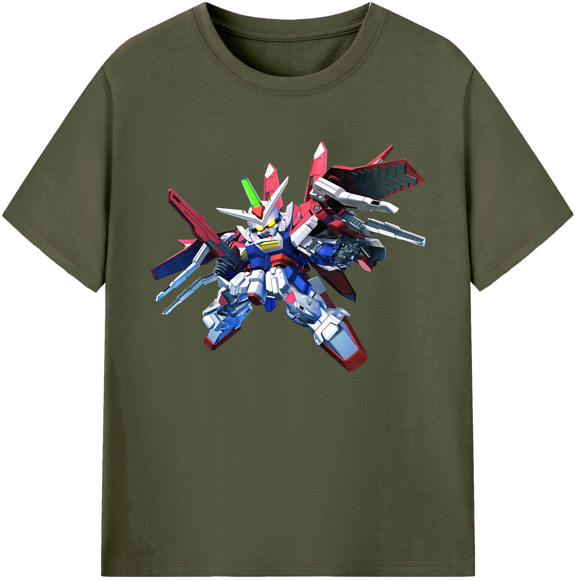 （画像用） 機動戦士ガンダム Mobile Suit Gundam 綿100％ メンズ半袖Tシャツ｜肌触りやわらか＆通気性